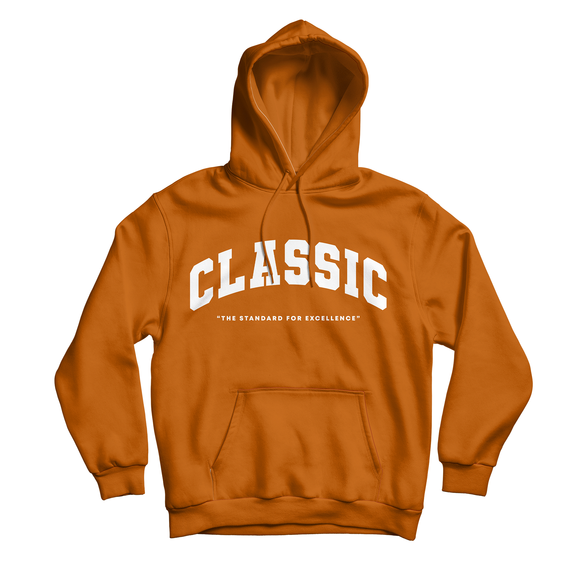 Classic Hoodie (Burnt Orange) – Classic Label Clothing