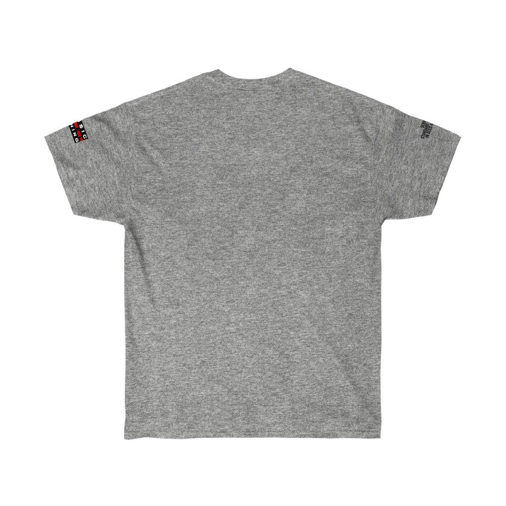 Classic Label Clothing Ultra Cotton Logo Tee (RED & BLACK)