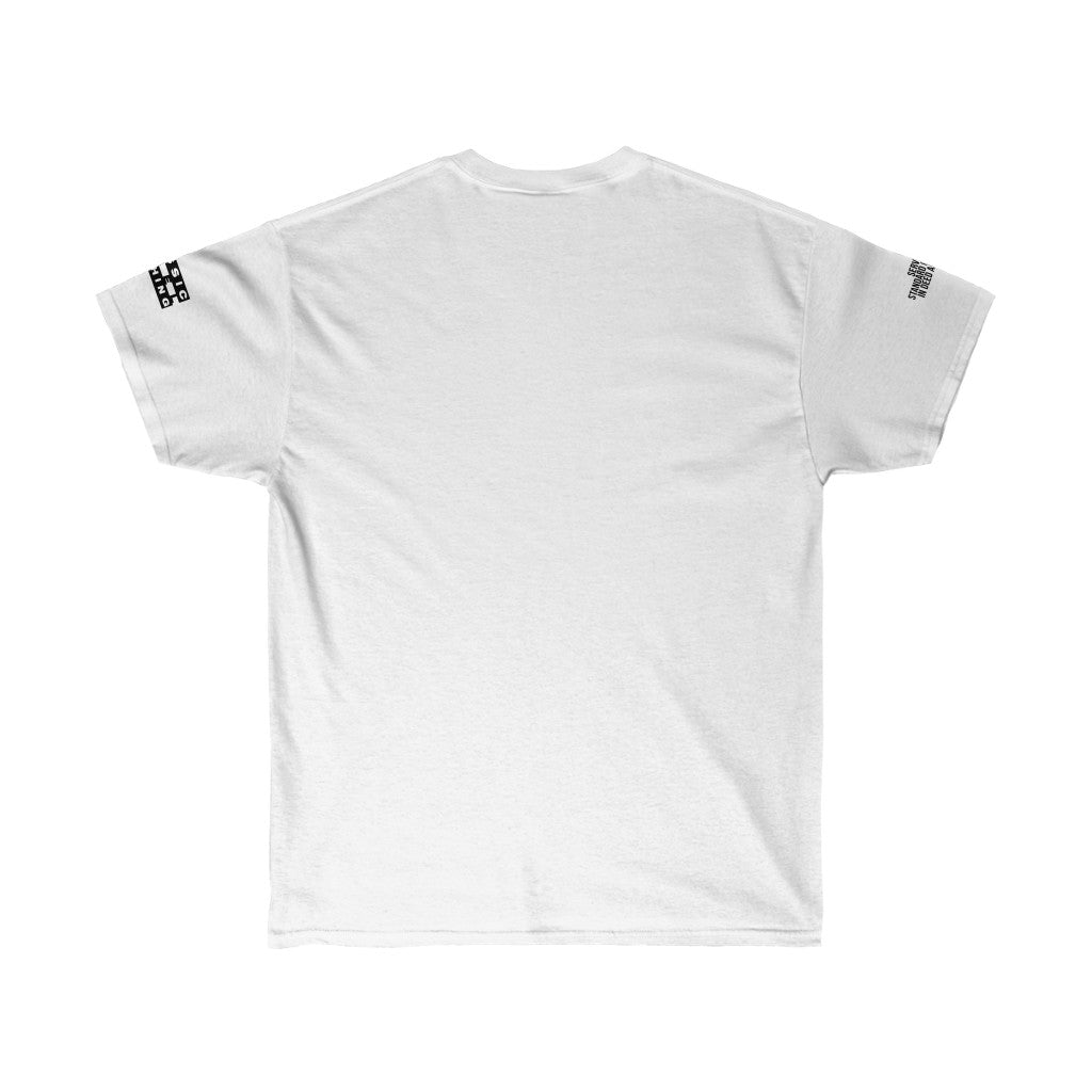Classic Label Clothing Ultra Cotton Logo Tee (ORANGE & BLACK)