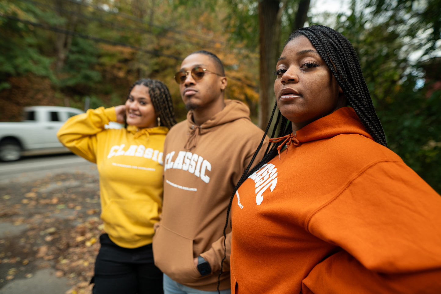 "Classic" Hoodie 3-Pack (Burnt Orange, Pecan & Mustard)