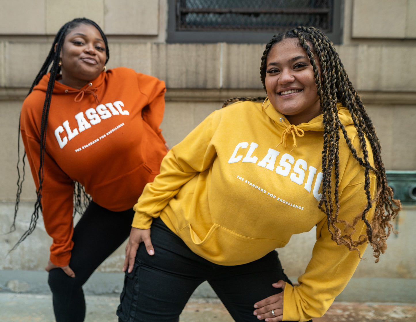 "Classic" Hoodie (Mustard Heather)