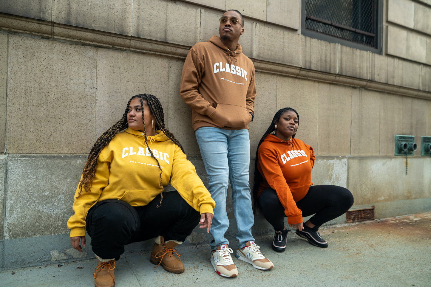 "Classic" Hoodie 3-Pack (Burnt Orange, Pecan & Mustard)