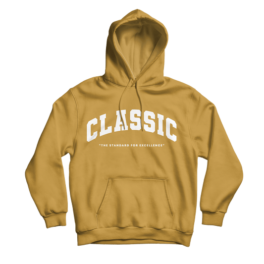"Classic" Hoodie (Mustard Heather)