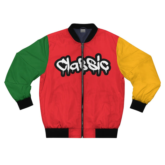 Colorblock Bomber Jacket