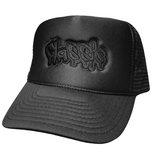 Black On Black Trucker Hat
