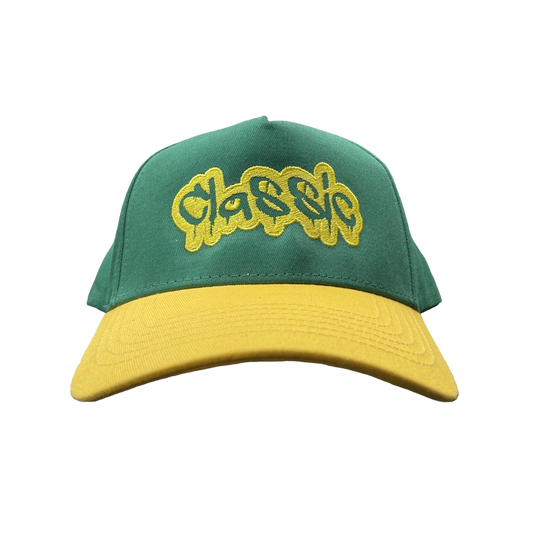 Green & Yellow Golfer Hat (SnapBack)