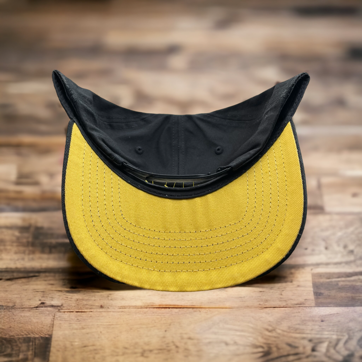 Black & Yellow Golfer Hat (SnapBack)