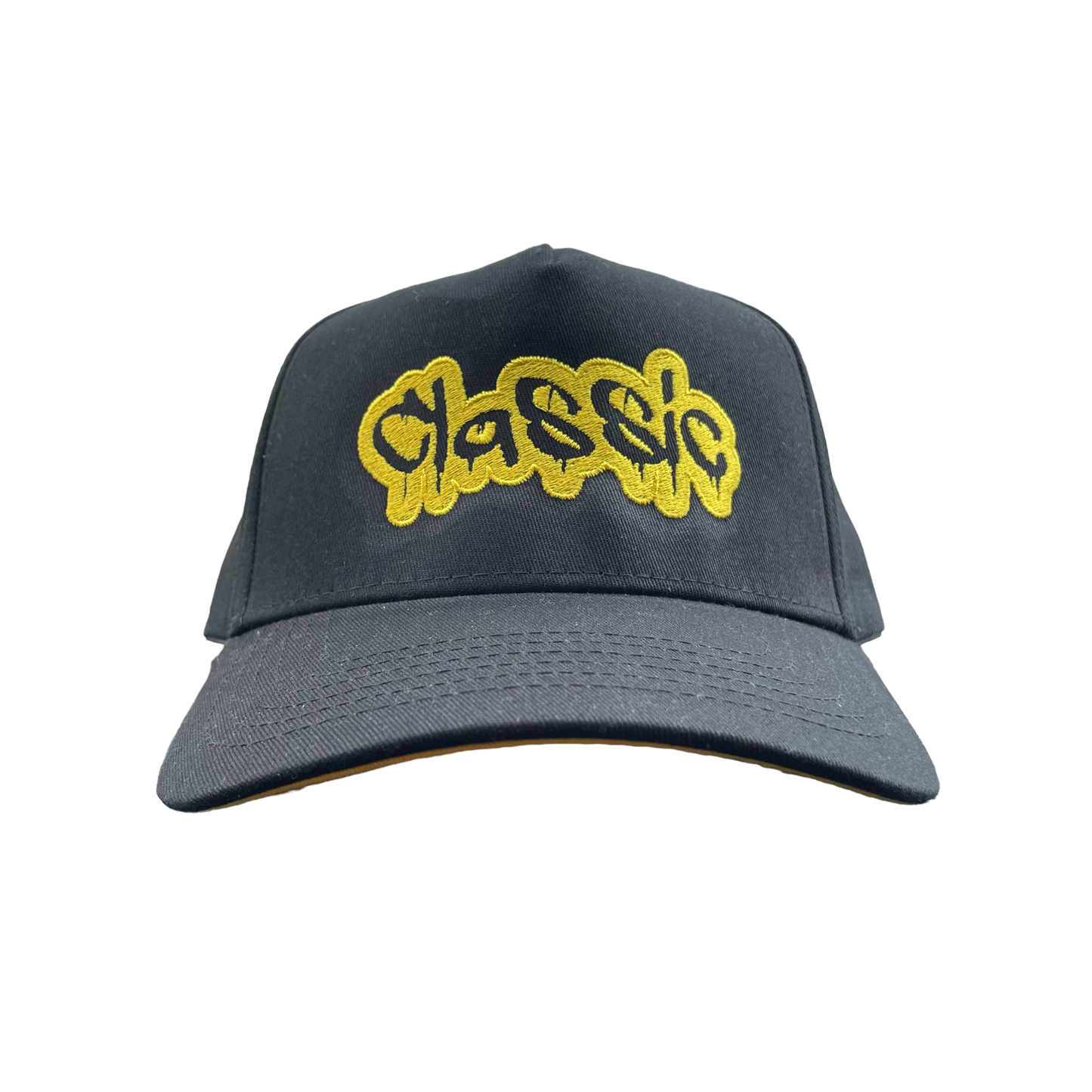 Black & Yellow Golfer Hat (SnapBack)